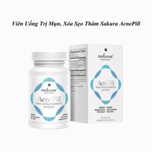 Viên Uống Trị Mụn, Xóa Sẹo Thâm Sakura AcnePill