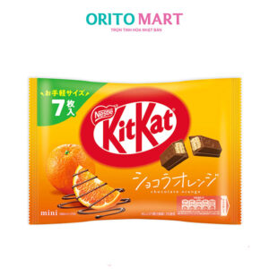 Bánh Kitkat Nestle Vị Cam Socola 81.2g Nhật Bản 7 Chiếc ( Bánh Kẹo Tết 2024)