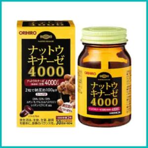 ORIHIRO- Viên uống hỗ trợ điều trị tai biến Nattokinase 4000FU 60 viên ( 30 ngày)