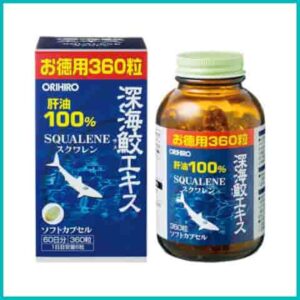 Viên uống dầu gan cá mập Squalene Orihiro 360+30 viên ( 65 ngày)