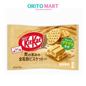 Bánh Kitkat Nestle Vị Bánh Quy Và Lúa Mạch 113g Nhật Bản 10 Chiếc ( Bánh Tết 2024)