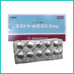 MOCHIDA- Vỉ 10 Viên Đặt Phụ Khoa Estoril 0,5mg Nhật Bản Chữa Viêm Se Khít, Nấm Ngứa