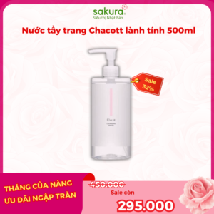 Nước Tẩy Trang Lành Tính Chacott For Professionals 500ml