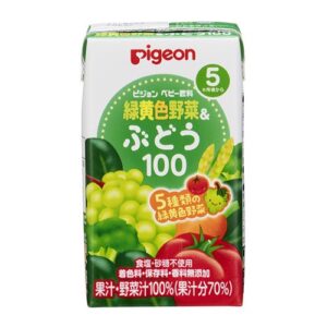 Nước ép hoa quả Pigeon vị nho và rau xanh 135ml