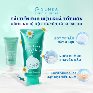 Sữa rửa mặt dành cho da mụn Senka 100g - Hàng Nhật nội địa