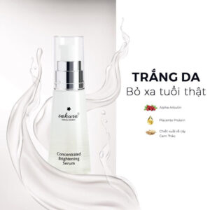 Serum dưỡng ẩm và làm trắng da SAKURA