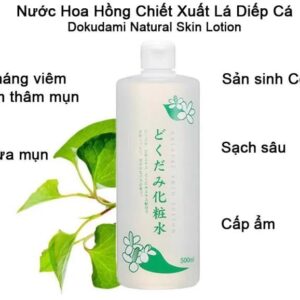 Nước Hoa Hồng Dokudami Lotion Diếp Cá Ngăn Ngừa Mụn Nhật Bản 500ml