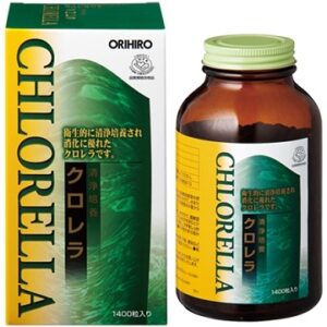 Tảo Lục Orihiro Chlorella (hộp 1400 viên) - Hàng Nhật nội địa