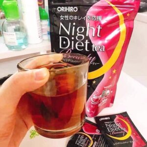 Trà giảm cân Collagen Night Diet Tea Orihiro Gói 16 Túi Lọc