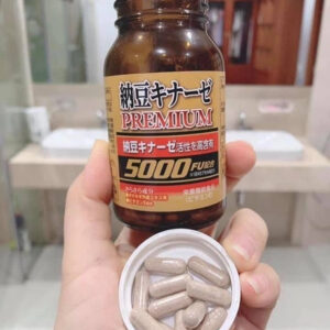 Nattokinase Premium 5000FU ngừa đột quỵ, tai biến - Hàng Nhật nội địa