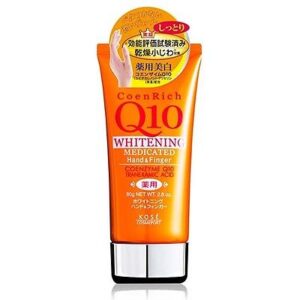 Kem Dưỡng Da Tay Chống Lão Hóa Kose Q10 Whitening Medicated 80g