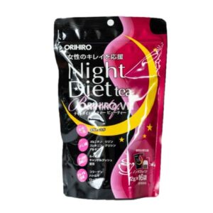 ORIHIRO- Trà Tiêu Mỡ, Bổ sung collagen Night Diet Beauty 16 gói