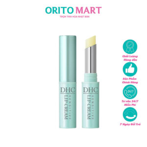 Son Dưỡng Không Màu DHC Sensitive Lip Cream Cho Da Nhạy Cảm Nhật Bản ( Vỏ Xanh)