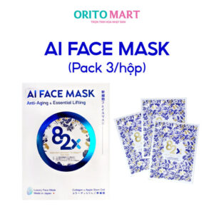 Mặt Nạ Tế Bào Gốc 82x AI Face Mask Phục Hồi Da Chuyên Sâu Cao Cấp Nhật Bản ( Hộp 3 miếng )