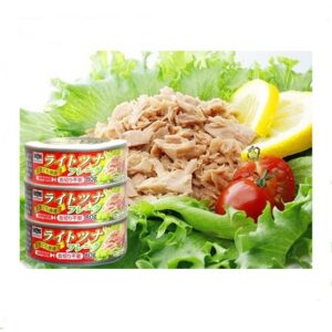 Lốc 3 Cá ngừ đóng hộp Kobe Bussan 80g - Hàng Nhật nội địa