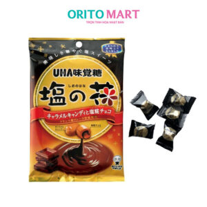 Kẹo UHA Caramen Shio No Hana Nhân Choco 78.2g Nhật Bản ( Kẹo Tết 2024)