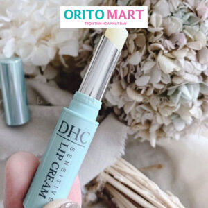 Son Dưỡng Không Màu DHC Sensitive Lip Cream Cho Da Nhạy Cảm Nhật Bản ( Vỏ Xanh)