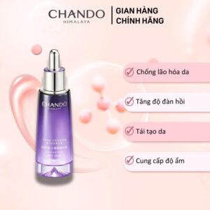 Serum Chando Himalaya thế hệ thứ 5 chống lão hóa da 50ml làm sáng / mịn màng / chống lão hóa ban đêm