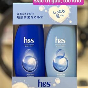 Set dầu gội xả HS Premium xanh dương ( cho tóc thường, khô)