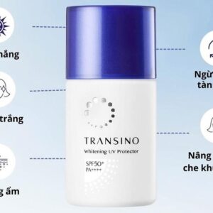 Kem Chống Nắng Ngừa Nám Dưỡng Trắng Transino Whitening UV Protector SPF50+ PA++++ 30ml