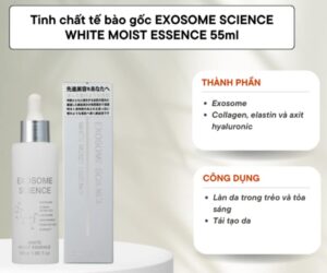 THE EXOSOME SCIENCE White Moist Essence 55 ml - Hàng Nhật nội địa