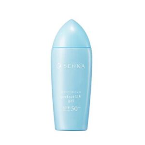 Gel Sữa Chống Nắng Senka Ẩm Mượt Cho Da Khô Perfect UV Gel SPF50+ PA++++ 80g - Hàng Nhật nội địa