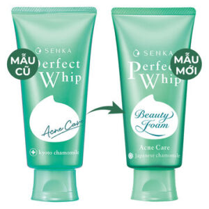 Sữa Rửa Mặt Senka Perfect Whip Acne Care Dành Cho Da Mụn 100g - Hàng Nhật nội địa