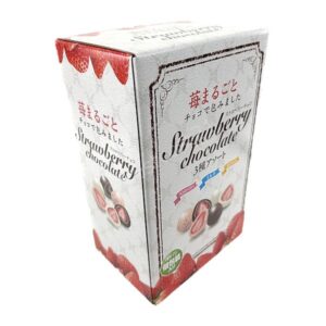 Kẹo socola bọc dây tây 3 vị hộp 410gr - Hàng Nhật nội địa