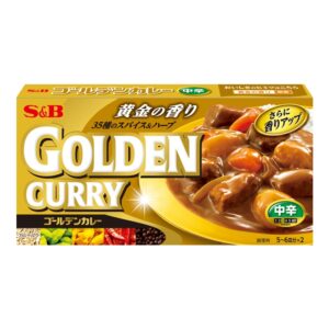 Viên nấu cà ri S&B Golden Curry 198g (Vị cay vừa) - Hàng Nhật nội địa