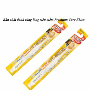 Bàn chải đánh răng lông siêu mềm Premium Care Ebisu - Hàng Nhật nội địa