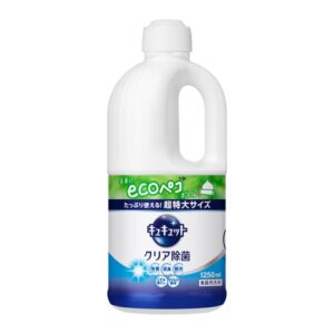 Nước rửa chén Kyukyuto Kao diệt khuẩn 1250ml bạc hà - Hàng Nhật nội địa