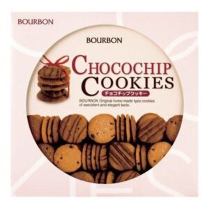 Bánh quy Chocochip Bourbon hộp thiếc cao cấp 318g - Hàng Nhật nội địa