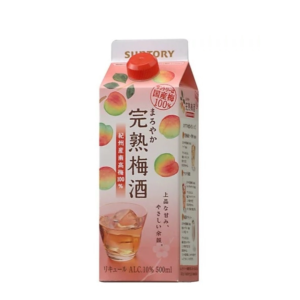 Rượu mơ vàng Suntory Umeshu Maroyaka 10 độ 2000ml - Hàng Nhật nội địa