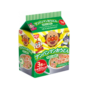 Mì Nissin Anpanman vị hải sản cho bé -xanh lá