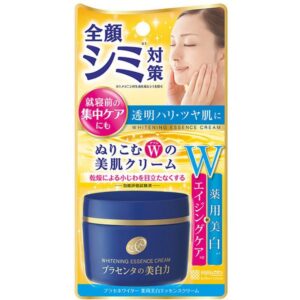 Kem Dưỡng Trắng Da Nhau Thai Meishoku Whitening Essence Cream 55g Nhật Bản