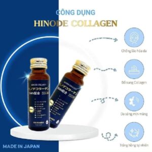 Nước uống Collagen Làm Đẹp Da Chống Lão Hóa Hinode Collage N.M.N Premium 10 lọ x 50ml - Hàng Nhật nội địa