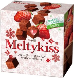 Meiji Meltykiss Fruity Strawberry (vị dâu tây) 60gr - Hàng Nhật nội địa