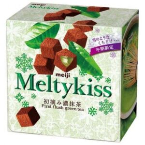 Socola tươi Meiji Melty Kiss hộp 56g vị trà xanh - Hàng Nhật nội địa