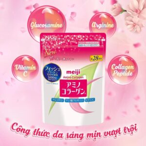 AMINO COLLAGEN MEIJI 214G- HÀNG NHẬT NỘI ĐỊA