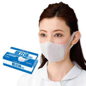 UNICHARM- Hộp 100 khẩu trang 3 lớp ngăn khói bụi, tia UV