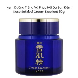 Kem Dưỡng Trắng Và Phục Hồi Da Ban Đêm Kose Sekkisei Cream Excellent 50g - Hàng Nhật nội địa