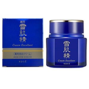 Kem Dưỡng Trắng Và Phục Hồi Da Ban Đêm Kose Sekkisei Cream Excellent 50g - Hàng Nhật nội địa