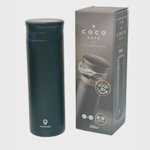 Bình giữ nhiệt cao cấp Coco Café 500ml (màu đen) - Hàng Nhật nội địa