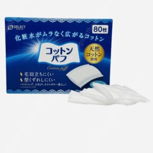 Bông Tẩy Trang Select Cotton Puff 80 Miếng Nhật Bản