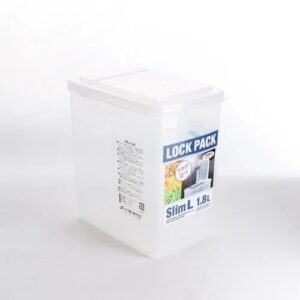 hộp nhựa nắp liền Lock Pack 1.8 lít - Hàng Nhật nội địa