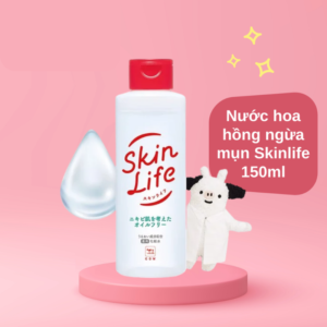 Nước hoa hồng ngăn ngừa mụn Skin Life 150ml - Hàng Nhật nội địa