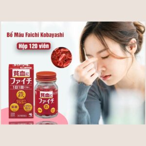 VIÊN UỐNG BỔ MÁU KOBAYASHI FAICHI HỘP 120 VIÊN - Hàng Nhật nội địa