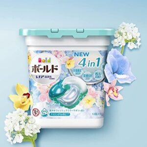 P&G- Viên Giặt Xả 4in1 Gelball Hộp 12 Viên Màu Xanh ( Hương Thảo Mộc)