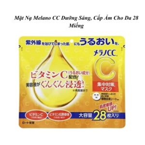 Mặt Nạ Melano CC Dưỡng Sáng, Cấp Ẩm Cho Da 28 Miếng  - Hàng Nhật nội địa