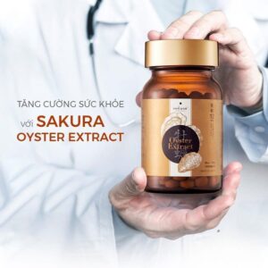 Viên uống tăng cường sức khỏe Sakura Oyster Extract 120v- Hàng Nhật nội địa